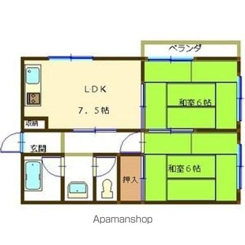 ライフイン一社の間取り写真