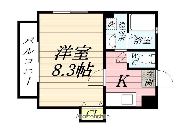 シャトレーヌ諸岡の間取り