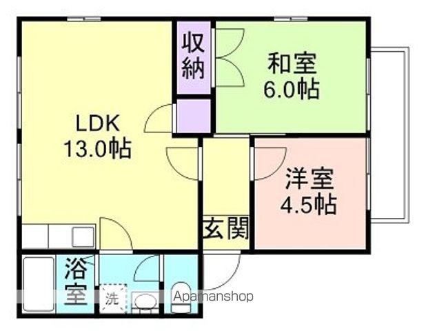 【ラ．サルデーヌの間取り】