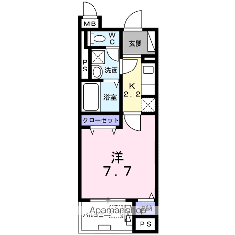 Ｋ．グランツの間取り