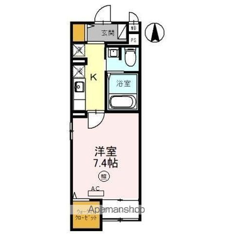 大阪市中央線 深江橋駅 徒歩2分 5階建 築11年の間取り写真