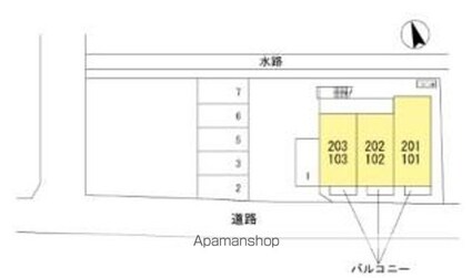 和歌山県和歌山市出島[1R/26.71m2]の配置図