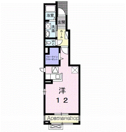 メゾン早坂　弐番館[1R/36.25m2]の間取図