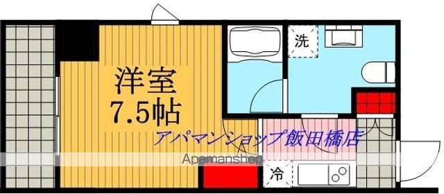 シュロスミーナ神楽坂の間取り写真