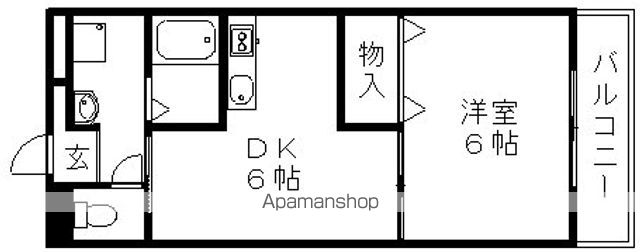 グローリーハイツ山本IIの間取り写真