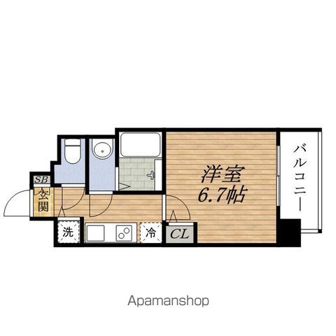 S−RESIDENCE新大阪RIDENTEの間取り写真