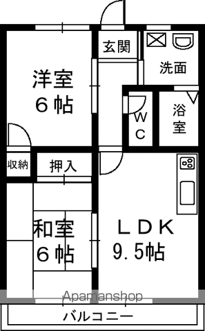 ミッキーの間取り写真