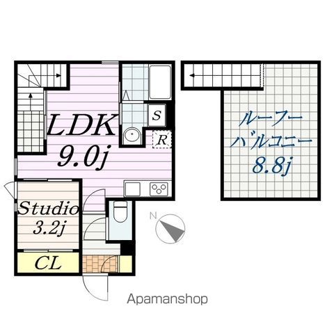 ＧＲＡＮＤＴＩＣ　ＴＨＥ　ＲＩＴＺ（グランティック　ザ　リッツ）の間取り