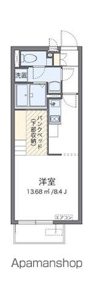 ミランダセブンハイツ[1R/26.08m2]の間取図