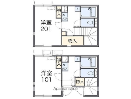 レオネクストグランアーク[1K/26.08m2]の間取図