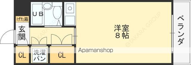 メゾンドアンブラッセの間取り写真