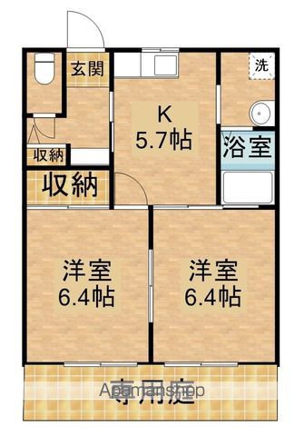 セントラルビラAの間取り写真
