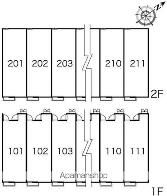 レオパレスサンクローバー[1K/28.02m2]の共用部2