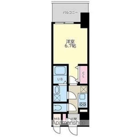 QUINTET NAMBAの間取り写真