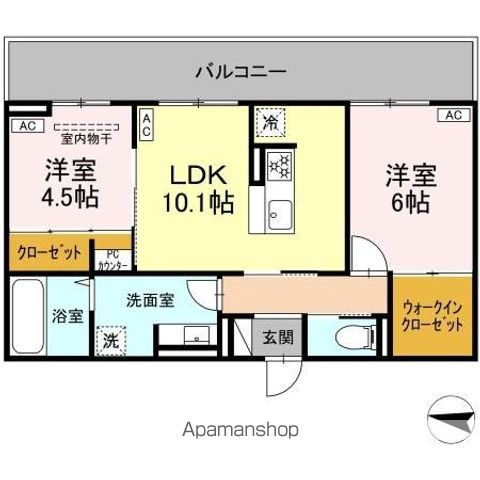 アンシャンテ知立の間取り写真