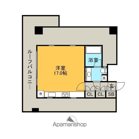 エンクレストベイ天神東の間取り写真
