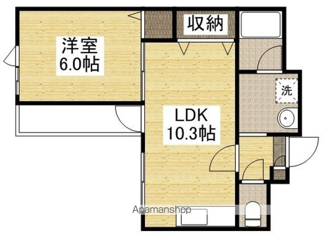 パルロイヤル東島田の間取り写真