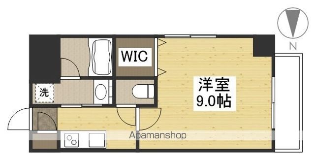 LE CUBE富田町の間取り写真