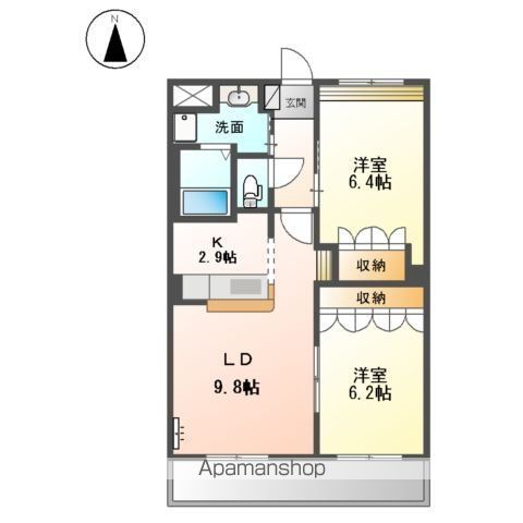 WISTERIA 六条IIの間取り写真
