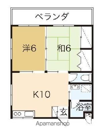 テラス当山の間取り写真