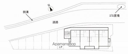 アルカディア[1K/24.14m2]の配置図
