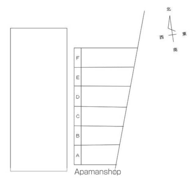 リバーサイド和仙ハイツ[2DK/39.6m2]の配置図