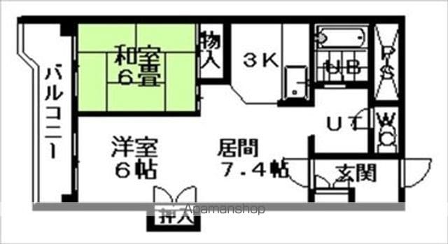 アートサイドテラスの間取り写真