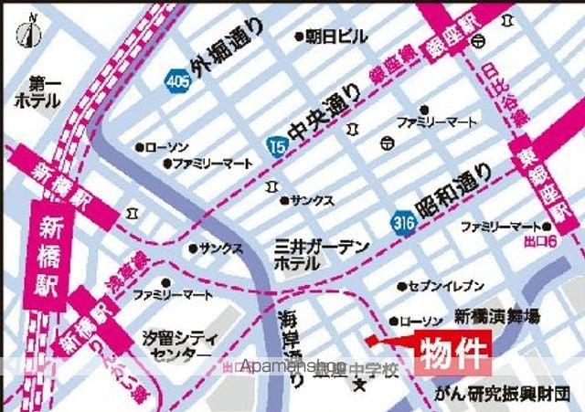 カスタリア新富町の内装写真