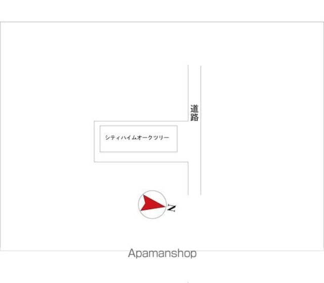 シティハイムオークツリー[1K/19.8m2]の外観2