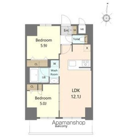 SーRESIDENCE高岳ARDENTの間取り写真