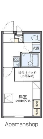 レオパレスアイランドパレスの間取り写真