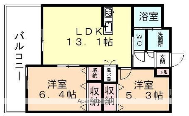 さくらハイツ清水の間取り写真
