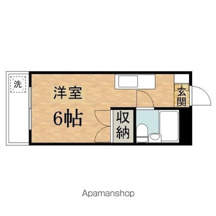 ハイツしんみせ[1R/17.41m2]の間取図