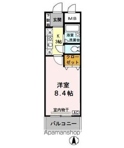 【青梅市千ヶ瀬町のマンションの間取り】