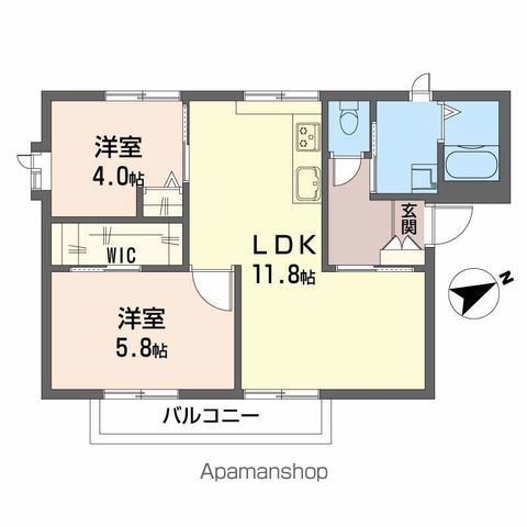 フレグランス吉岡の間取り写真