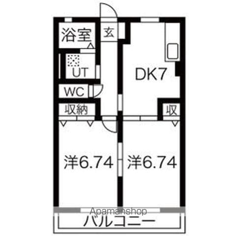 エルハイムAの間取り写真