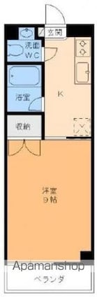 ＦＬＥＵＲＥＴ[1K/29.03m2]の間取図