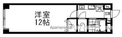 長野県松本市中央１丁目[1K/30m2]の間取図