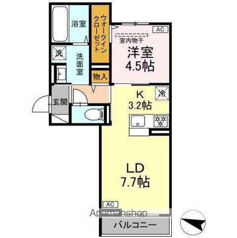 DーROOM NAGOMIの間取り写真
