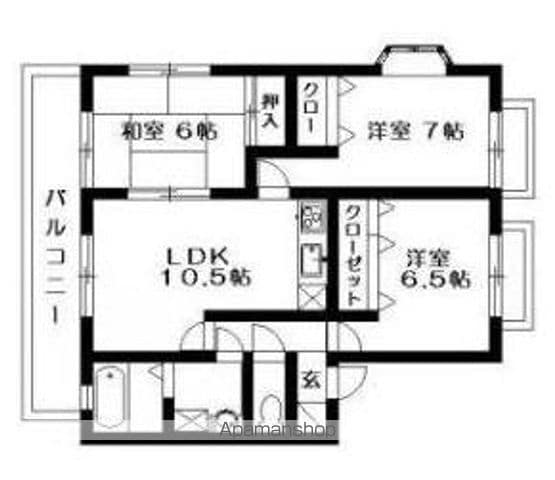 【エミネントハイムの間取り】