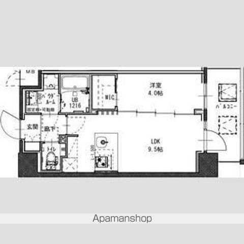 SーRESIDENCE江坂FOCALの間取り写真