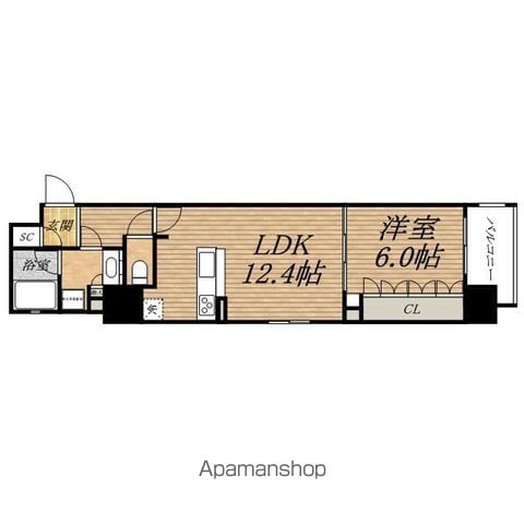 アーバネックス心斎橋の間取り写真