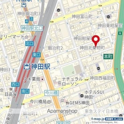 Ｌｅ　Ｎｉｄ　ＫＡＮＤＡ[1LDK/40.42m2]の周辺