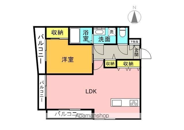 マンション富士の間取り写真