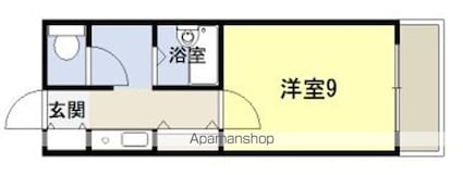 ピーチマンション[1K/31.41m2]の間取図