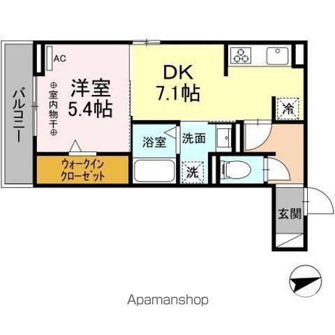 シャルマン並木の間取り写真
