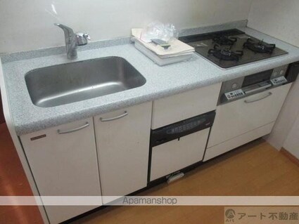 愛媛県松山市喜与町２丁目[1LDK/32.13m2]のキッチン