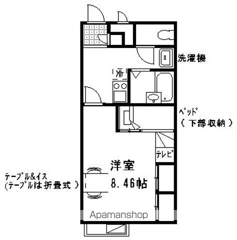 レオパレス伊勢の間取り写真