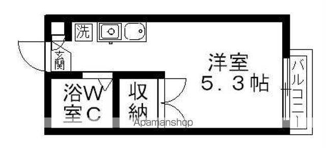 レオパレスドルフィンの間取り写真