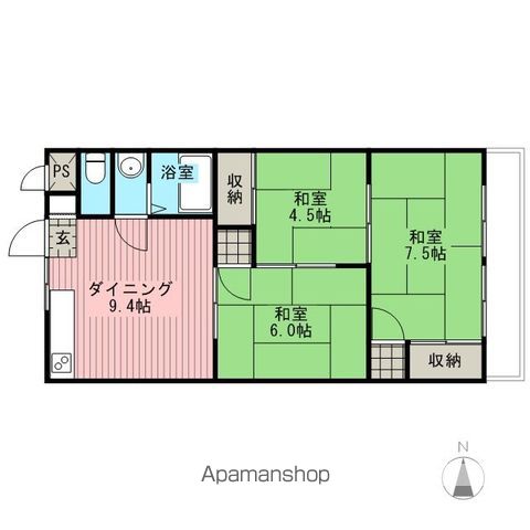 ひまわりマンションの間取り写真